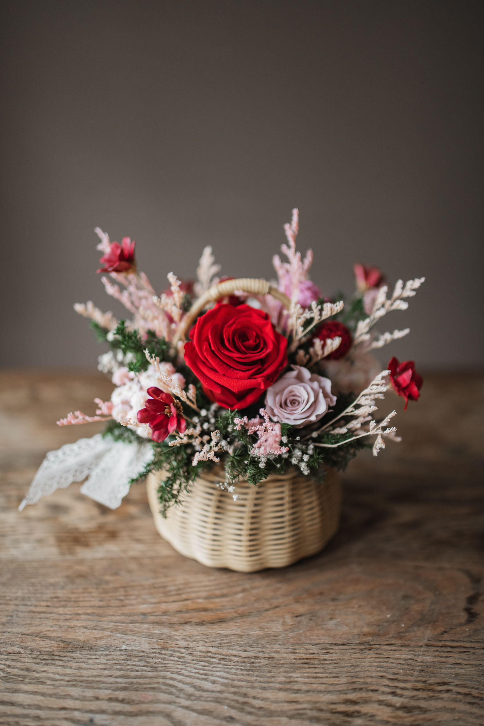 永愛之紅  | 花籃