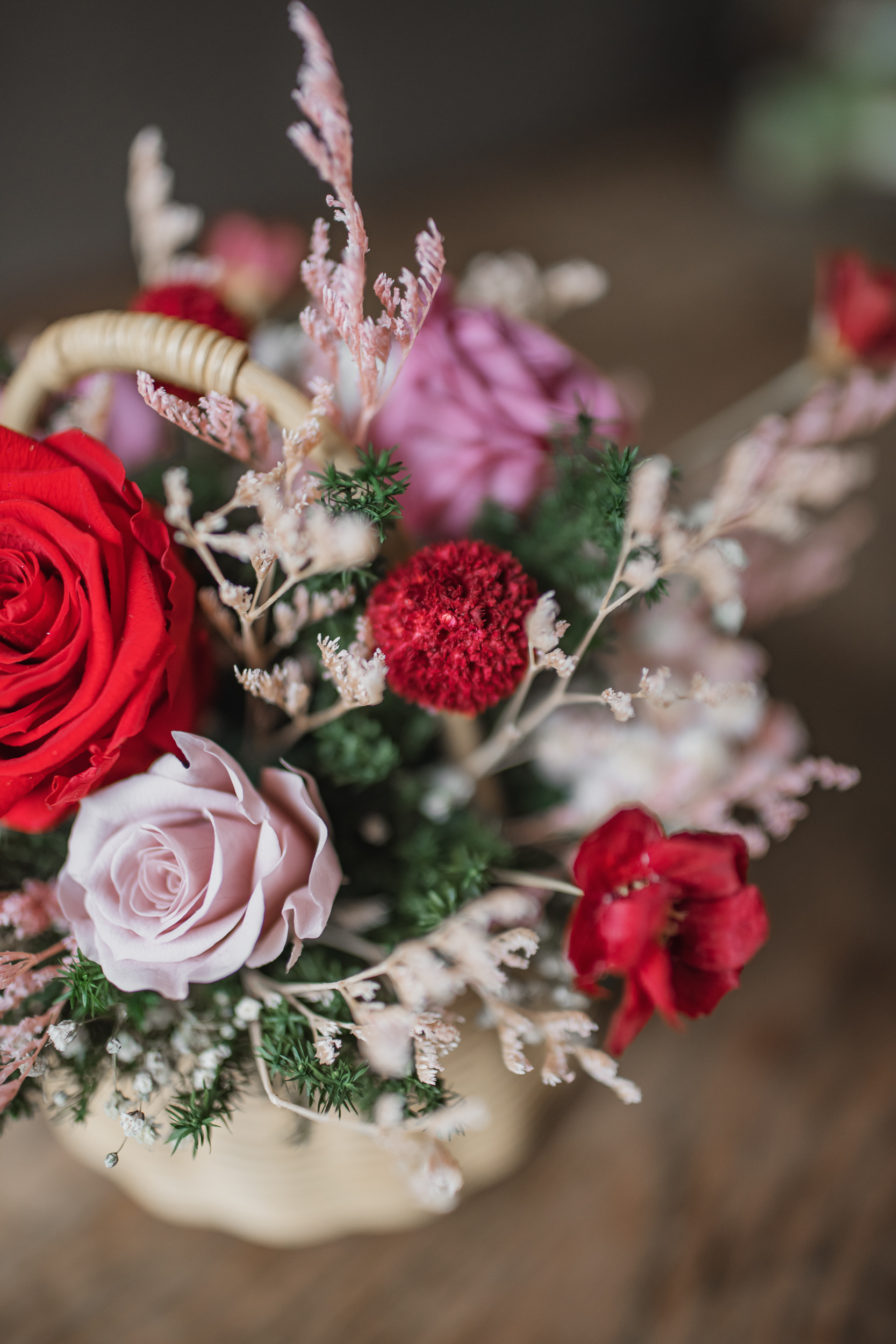 永愛之紅  | 花籃