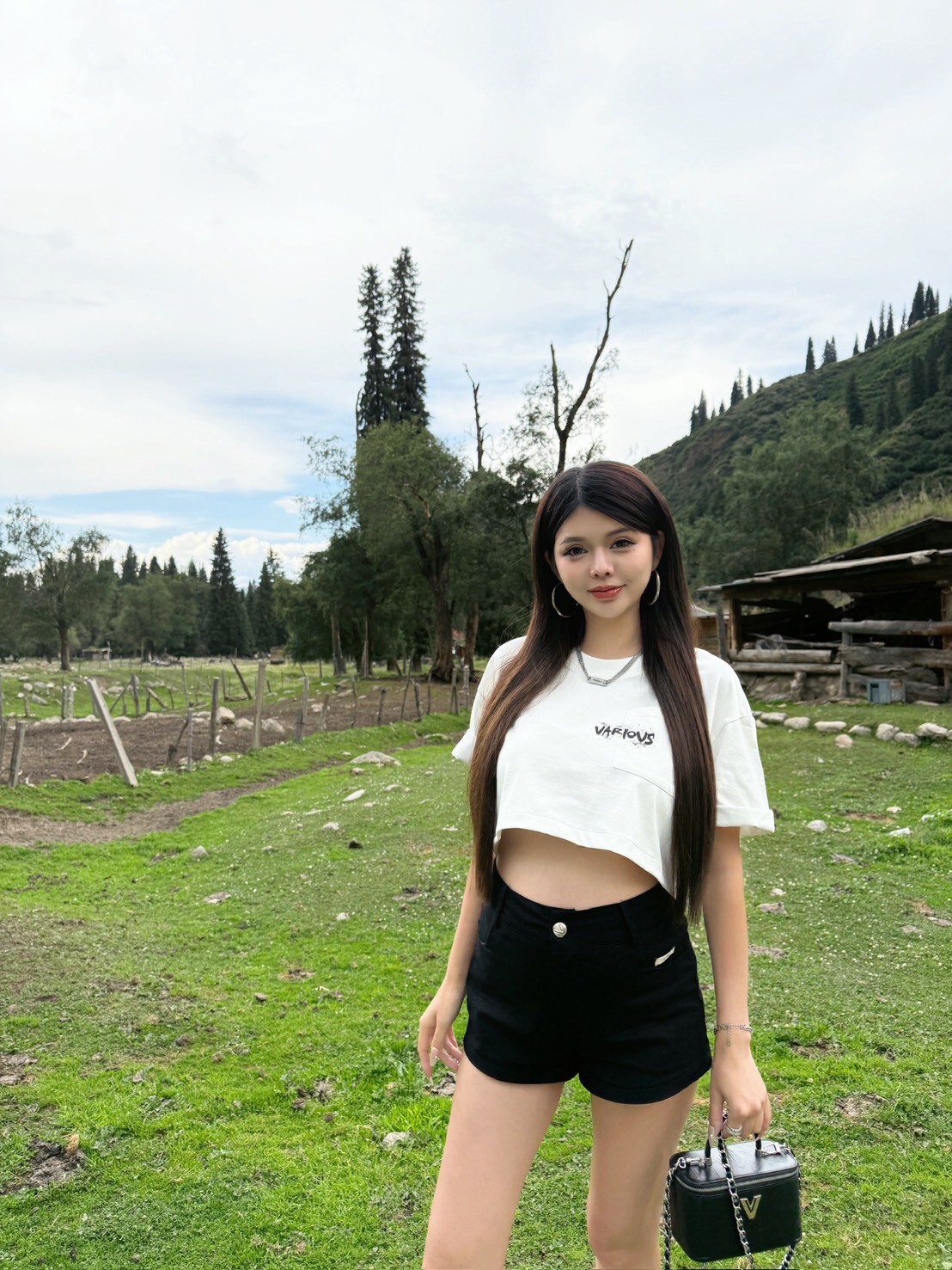 墨迹共生‘Ink—潑墨口袋上衣(短版)