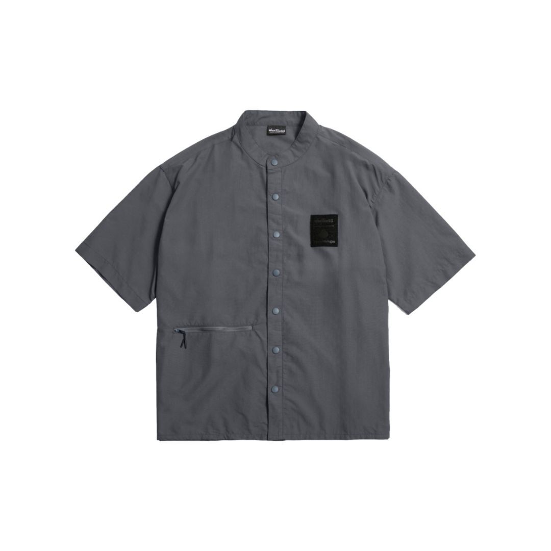 ODE X WILD THINGS STAND COLLAR SS SHIRT