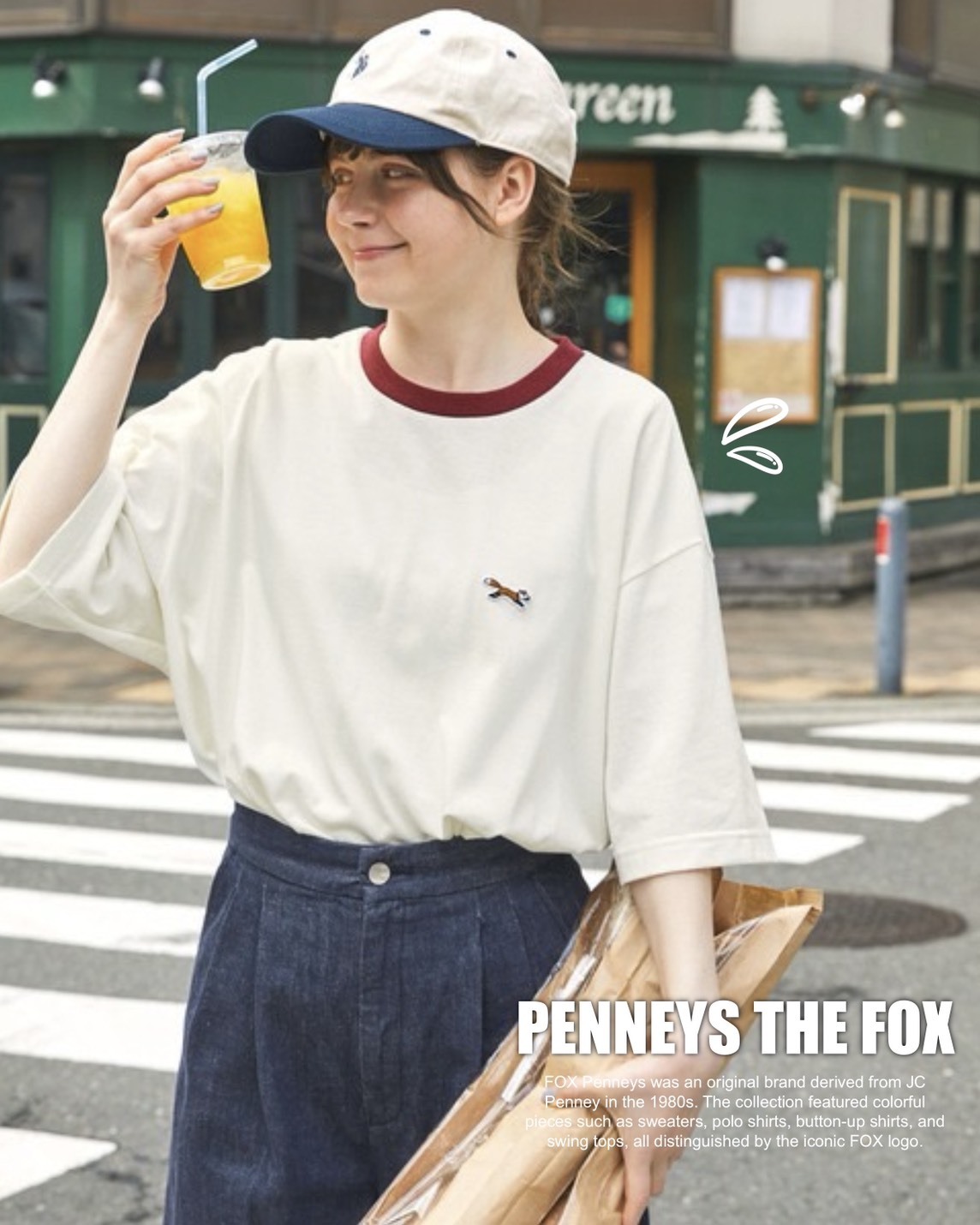 #現貨+預購 日本限定 PENNEYS THE FOX 標誌貼片 刺繡小標短袖 8色