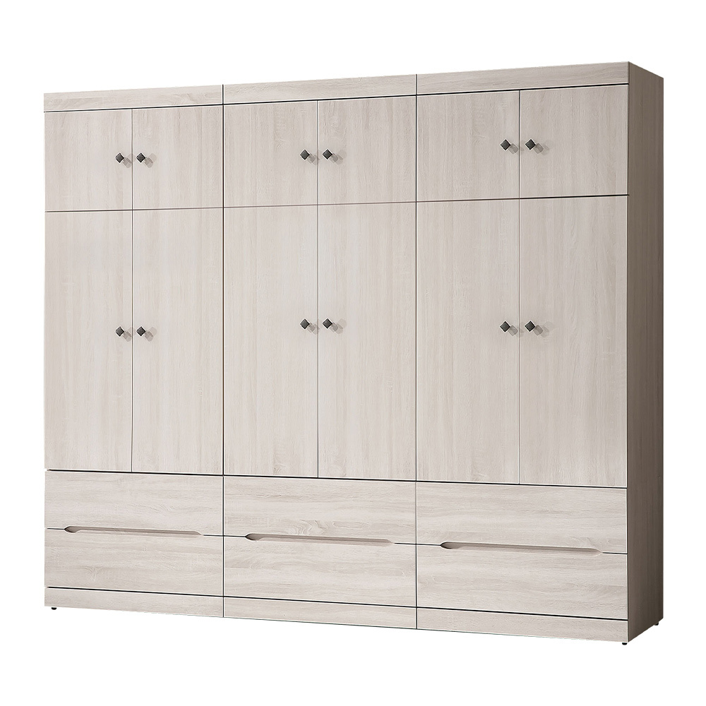 瑪瑞7.9尺加高型多功能收納衣櫃組合