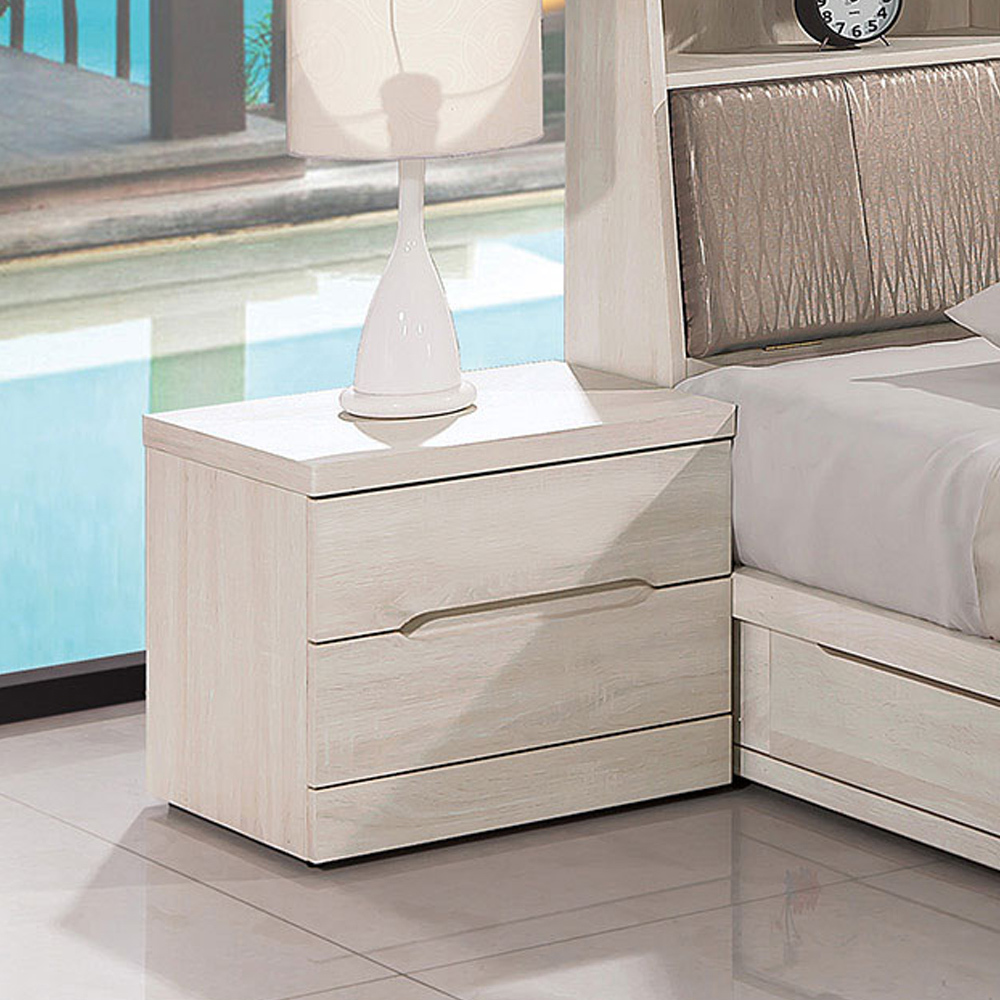 瑪瑞1.6尺床頭櫃/二抽收納櫃/置物櫃