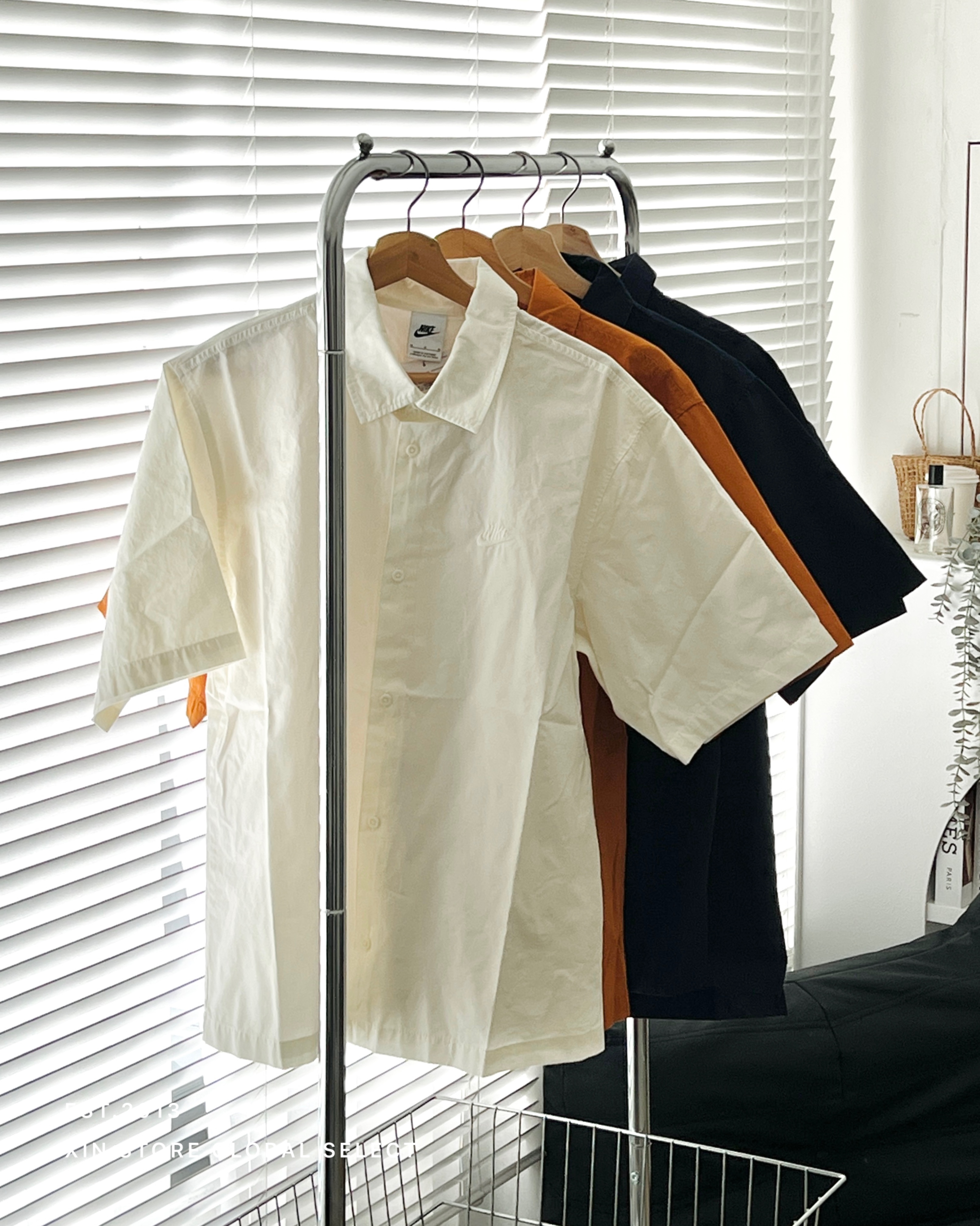 Nike AS M NK Club SS BTN Shirt WSH 刺繡 小標 短袖 襯衫 三色