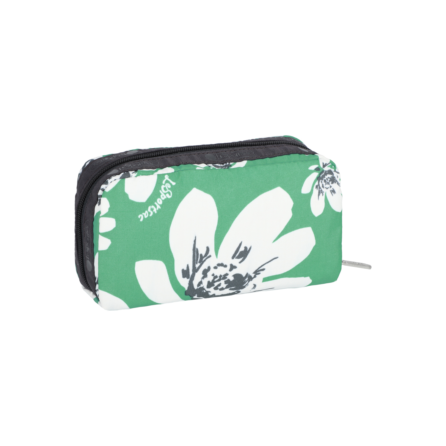 RECTANGULAR COSMETIC (TROPICAL GARDEN GREEN)