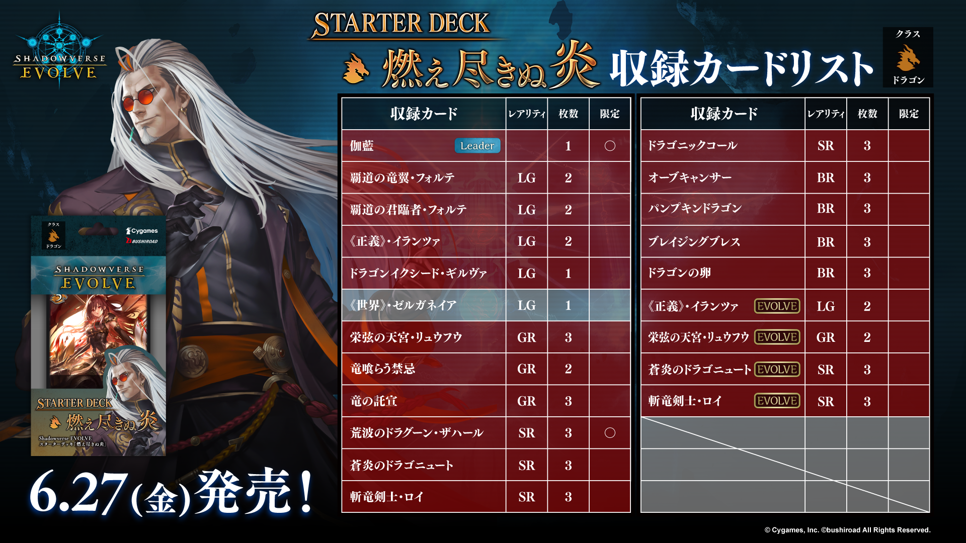 【SV-SD08】Shadowverse EVOLVE: 燃え尽きぬ炎 vol.8 預組 (原盒)