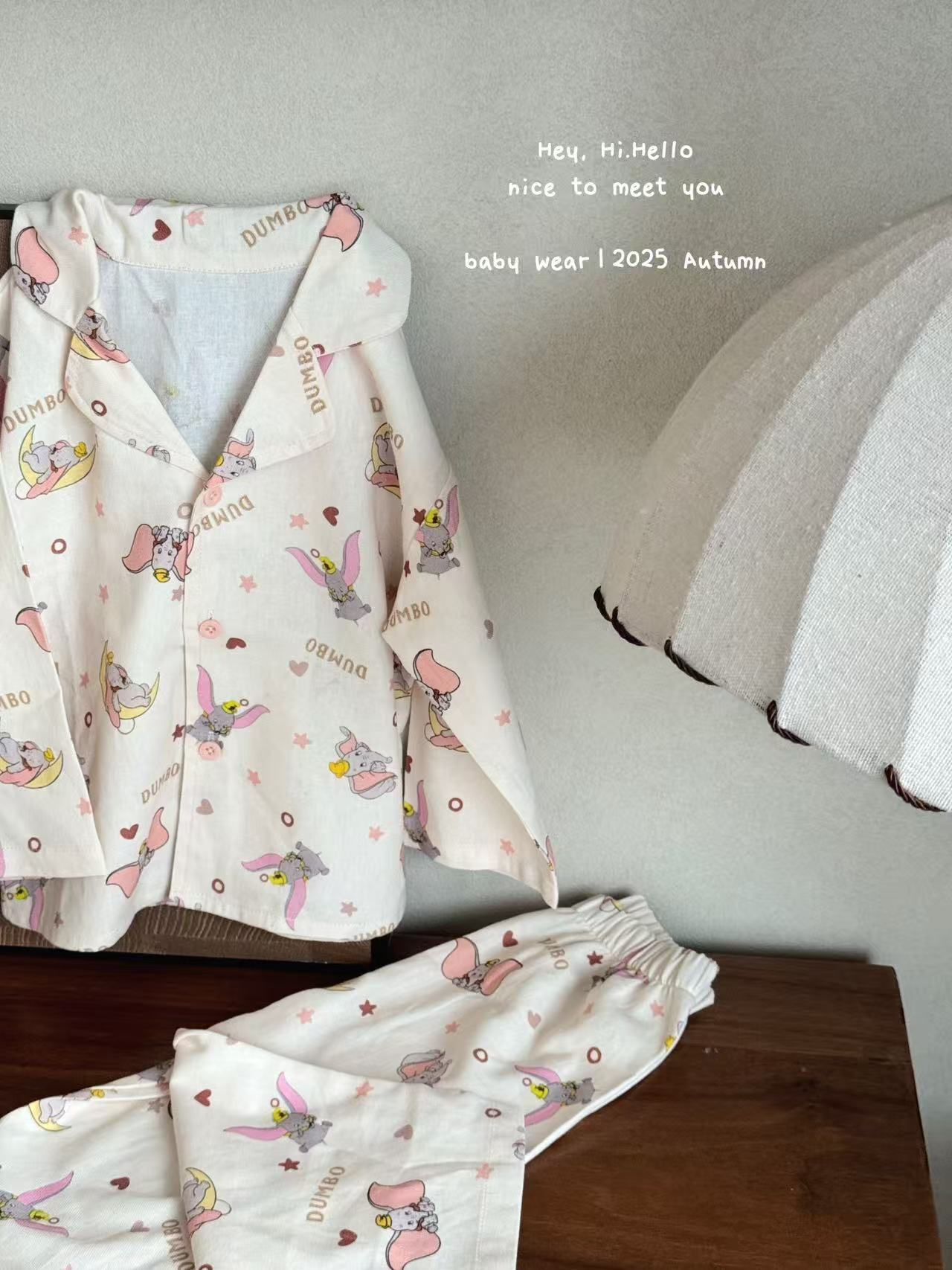 韓版 純棉卡通翻領家居服