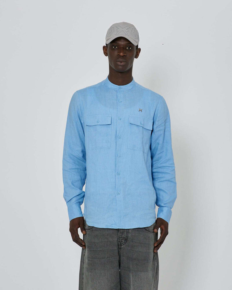 【RICHMOND X】X LOGO口袋休閒襯衫