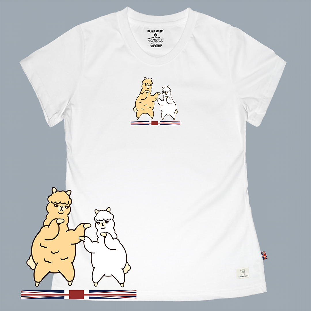 Alpaca Fuision 合體駝 女版短T