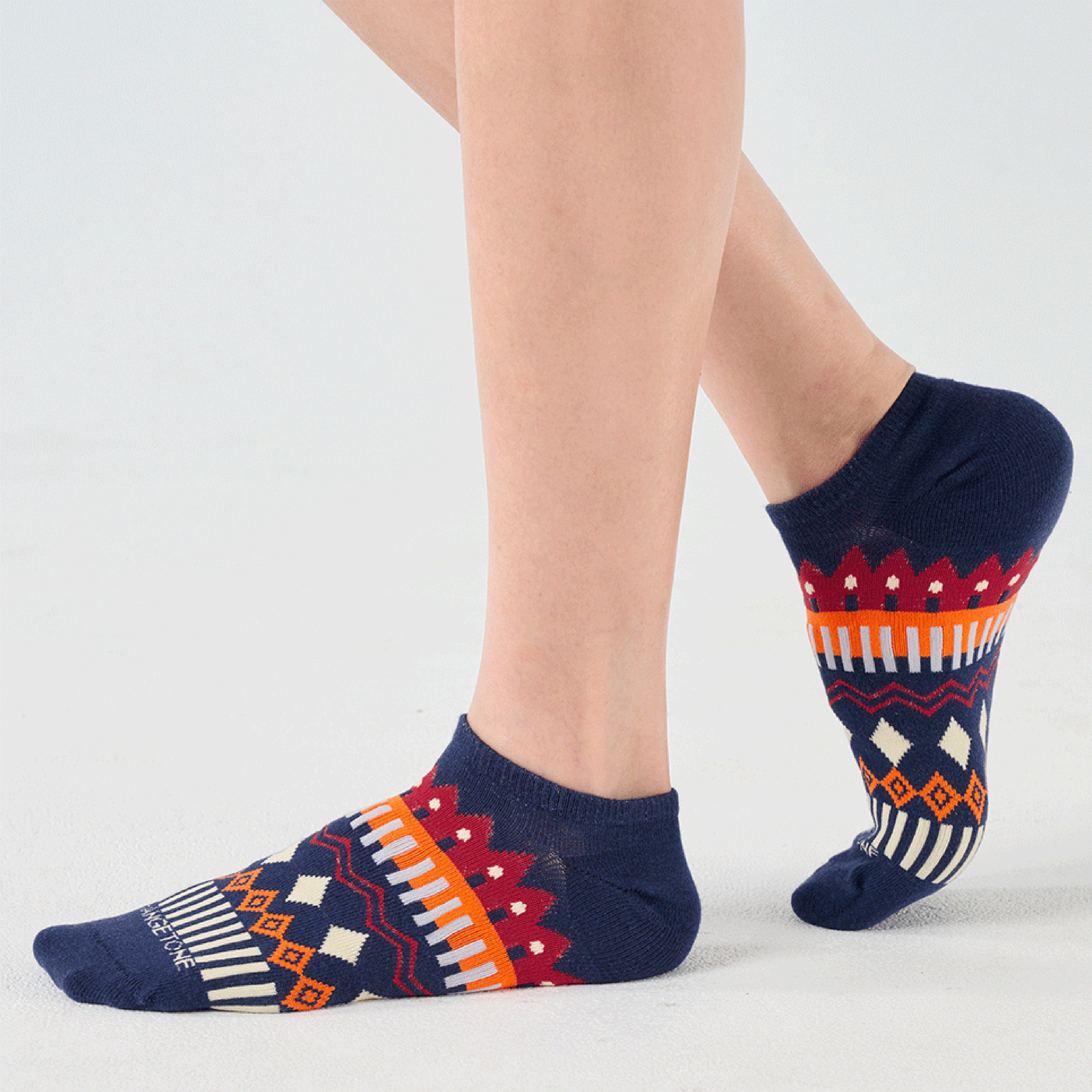 冬日慶典〈深藍/踝襪〉