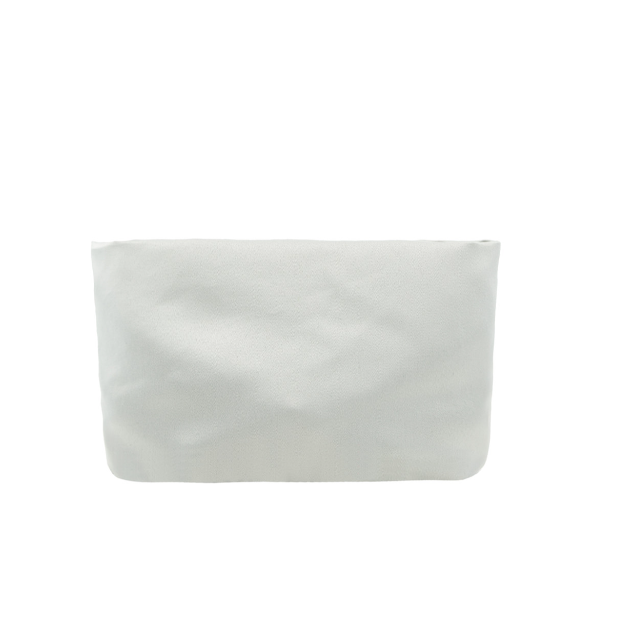 1RA0628-015 ROSANTICA Holli Taffeta Pouch Light Grey #B-HOLLI-TF-GRI (B-EU-E)