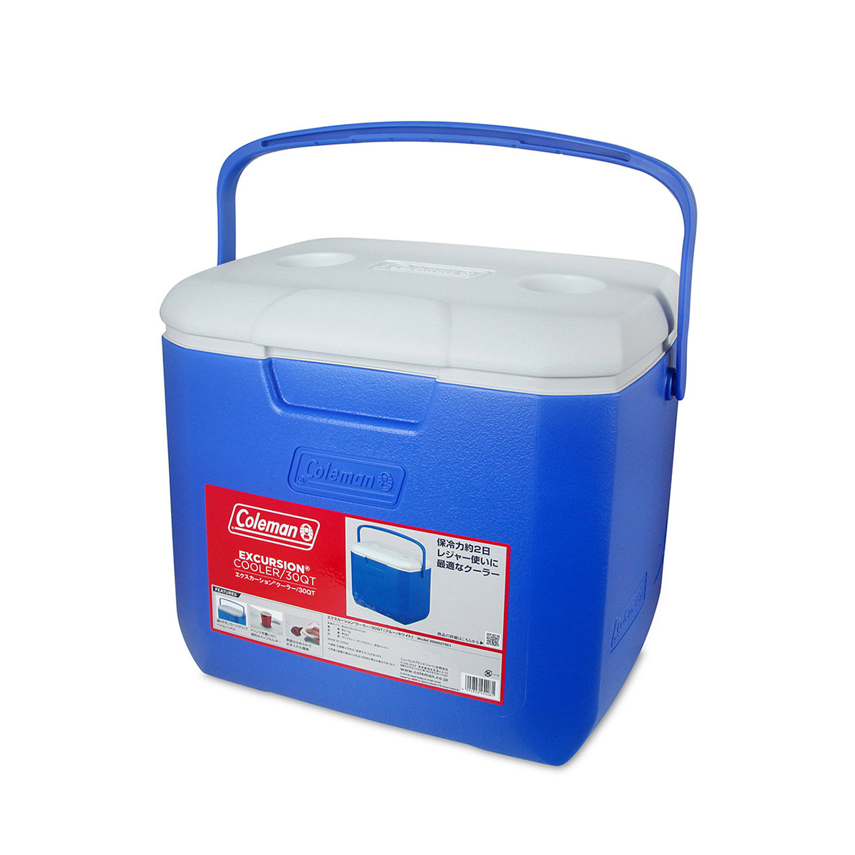 美國品牌Coleman 30QT 28L 保冷冰箱 -藍色 -2000027861
