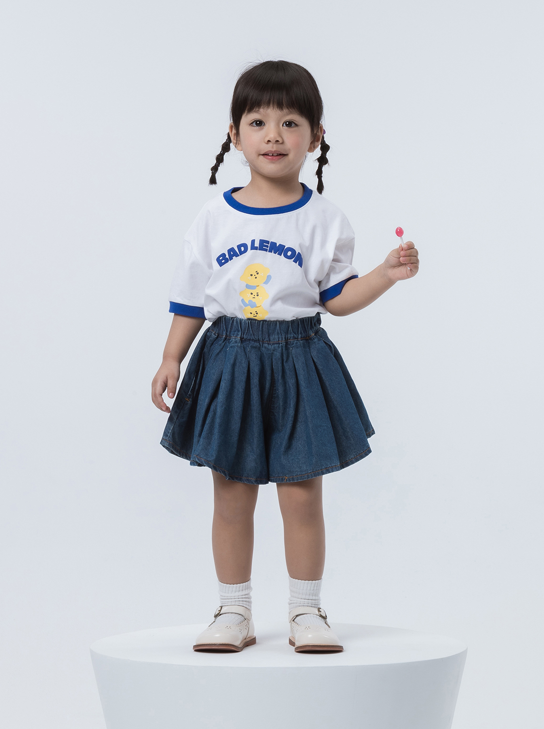 超百搭傘狀牛仔裙褲【童裝】