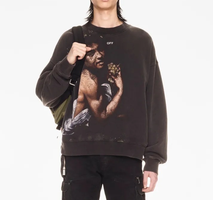 OFF-WHITE BACCHUS COTTON SWEATSHIRT L/S - PRE ORDER ITEM (預訂中)