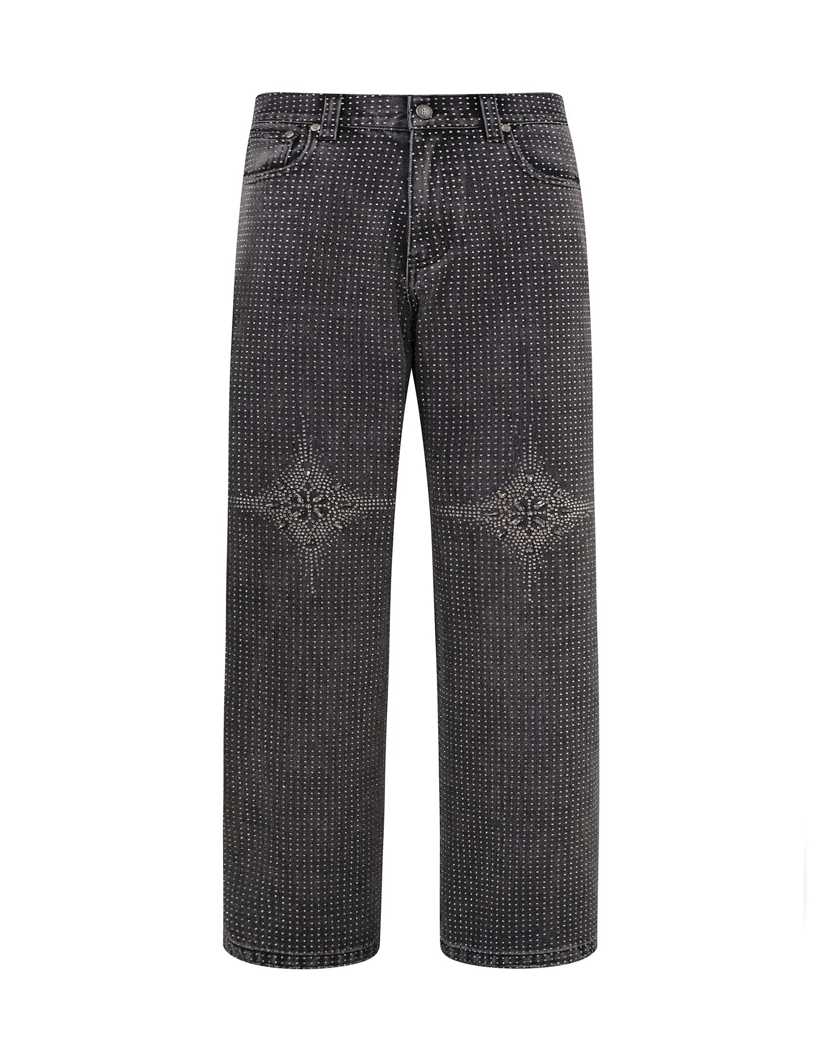 BIRTH OF ROYAL CHILD｜Stellar Pave Jeans (Black)