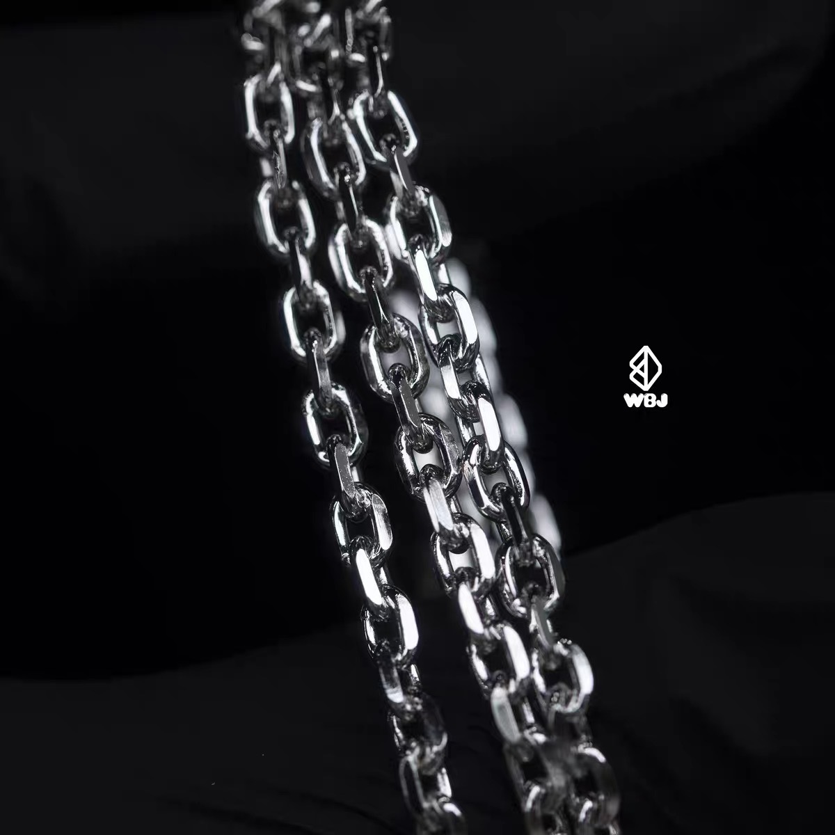 4mm 純銀十字項鍊