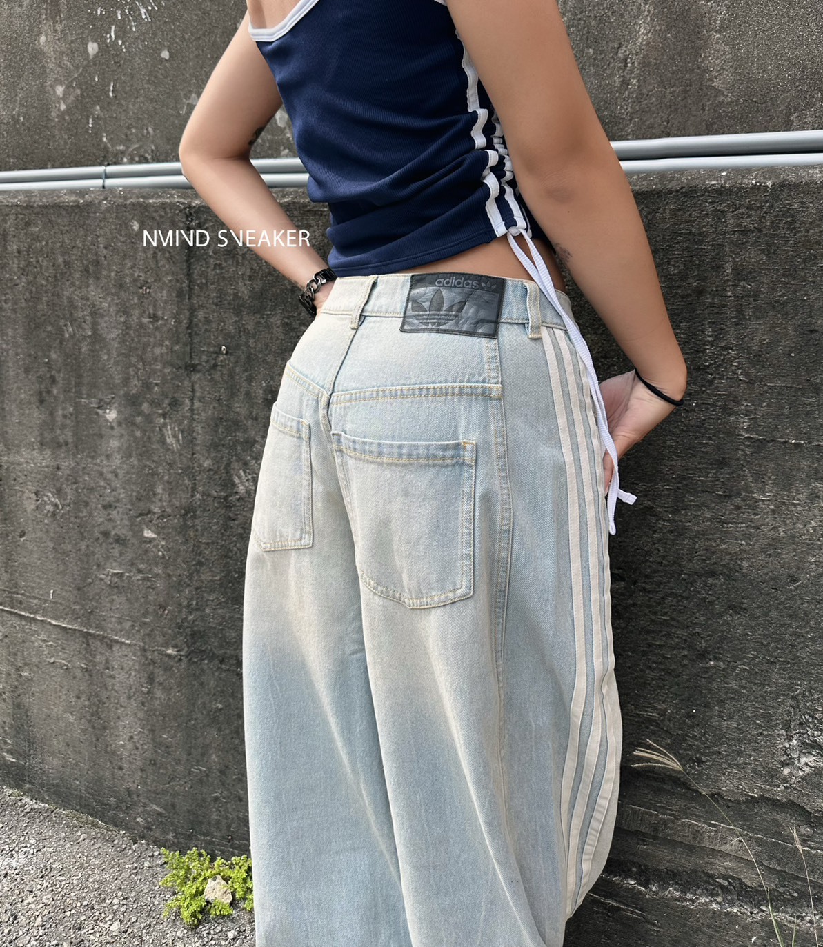 ADILENIUM SEASON 3 水洗牛仔長褲