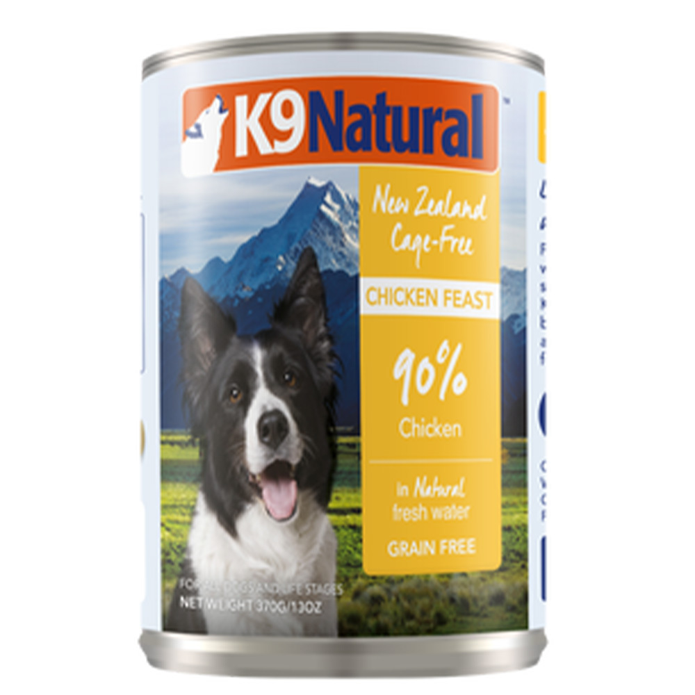 K9 狗罐頭 - 雞肉盛宴 370g（狗狗罐頭）[原箱12罐]