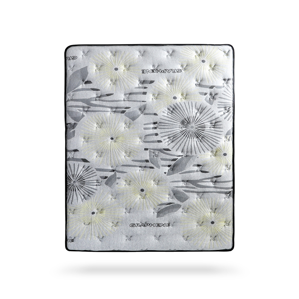 出清-星願系列-火星Mars 石墨烯天然乳膠封邊硬式三線獨立筒床墊-6尺加大雙人