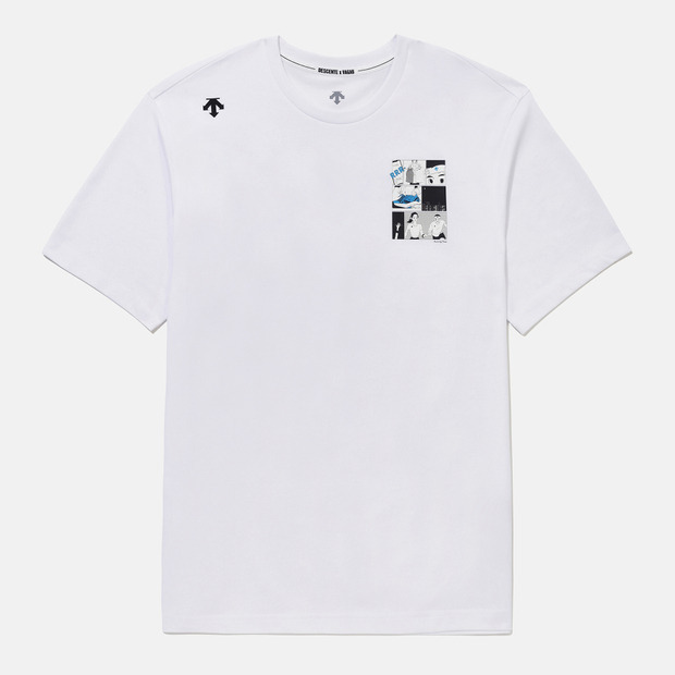 【 DESCENTE｜KIMJUNGYOUN SAMLL GRAPHIC 漫畫胸前圖案 短TEE - 2色 】