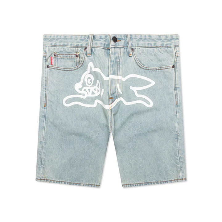 BLUE DOG JEAN SHORTS (STRAWBERRY FIT)