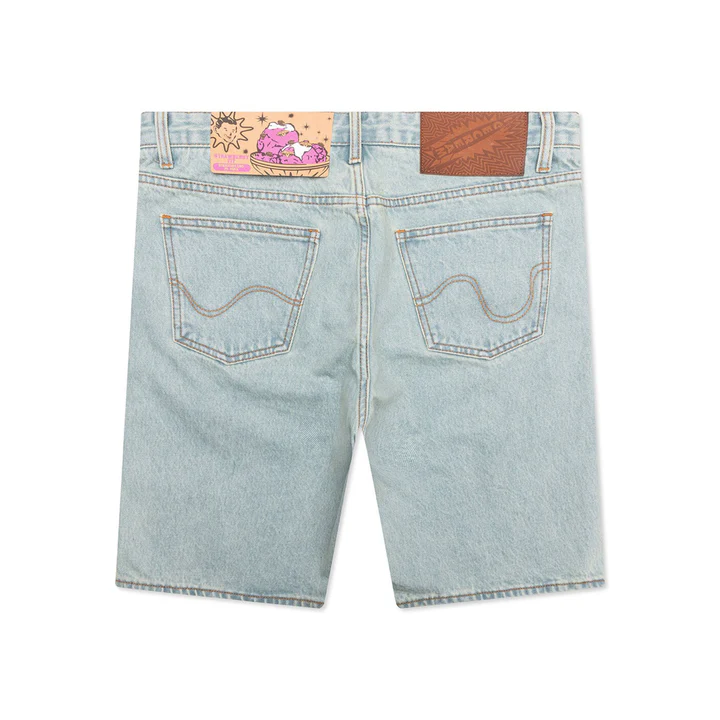 BLUE DOG JEAN SHORTS (STRAWBERRY FIT)