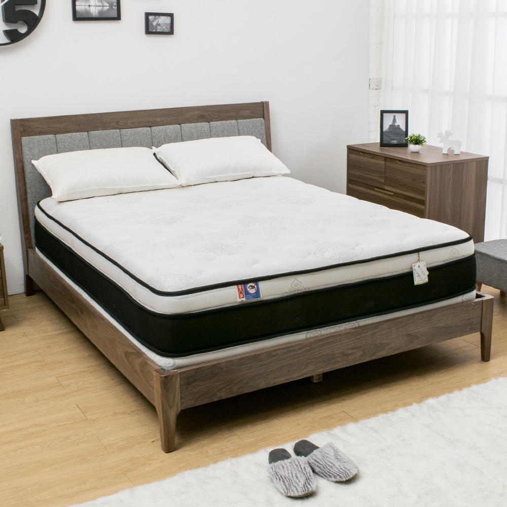 出清-天絲正四線3D透氣雙層獨立筒床墊-3.5尺標準單人