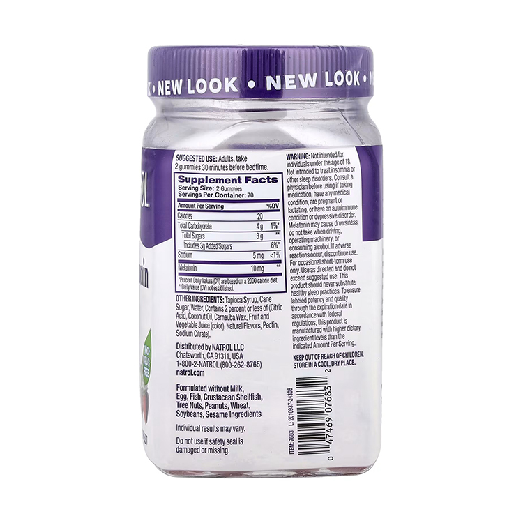 Natrol Melatonin 10 mg., 140 Gummies