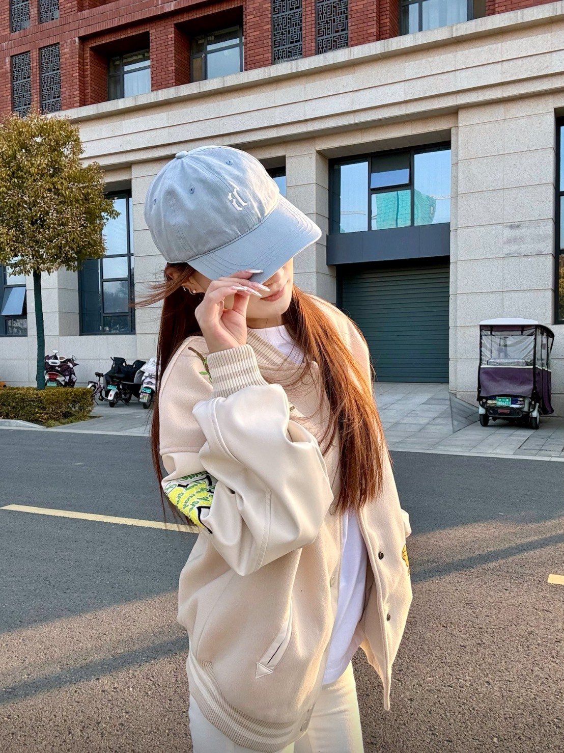 FREE RABBIT Ⅱ 美式刺繡 字母老帽