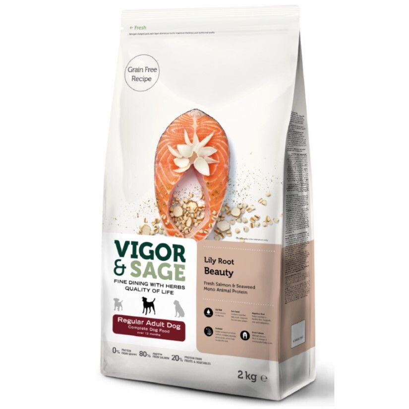 Vigor & Sage 百合美毛成犬糧 2KG