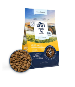 Ziwi Peak ZIWI® Peak Steam And Dried Cage Free Chicken With Orchard Fruits Recipe．800g/3.2kg