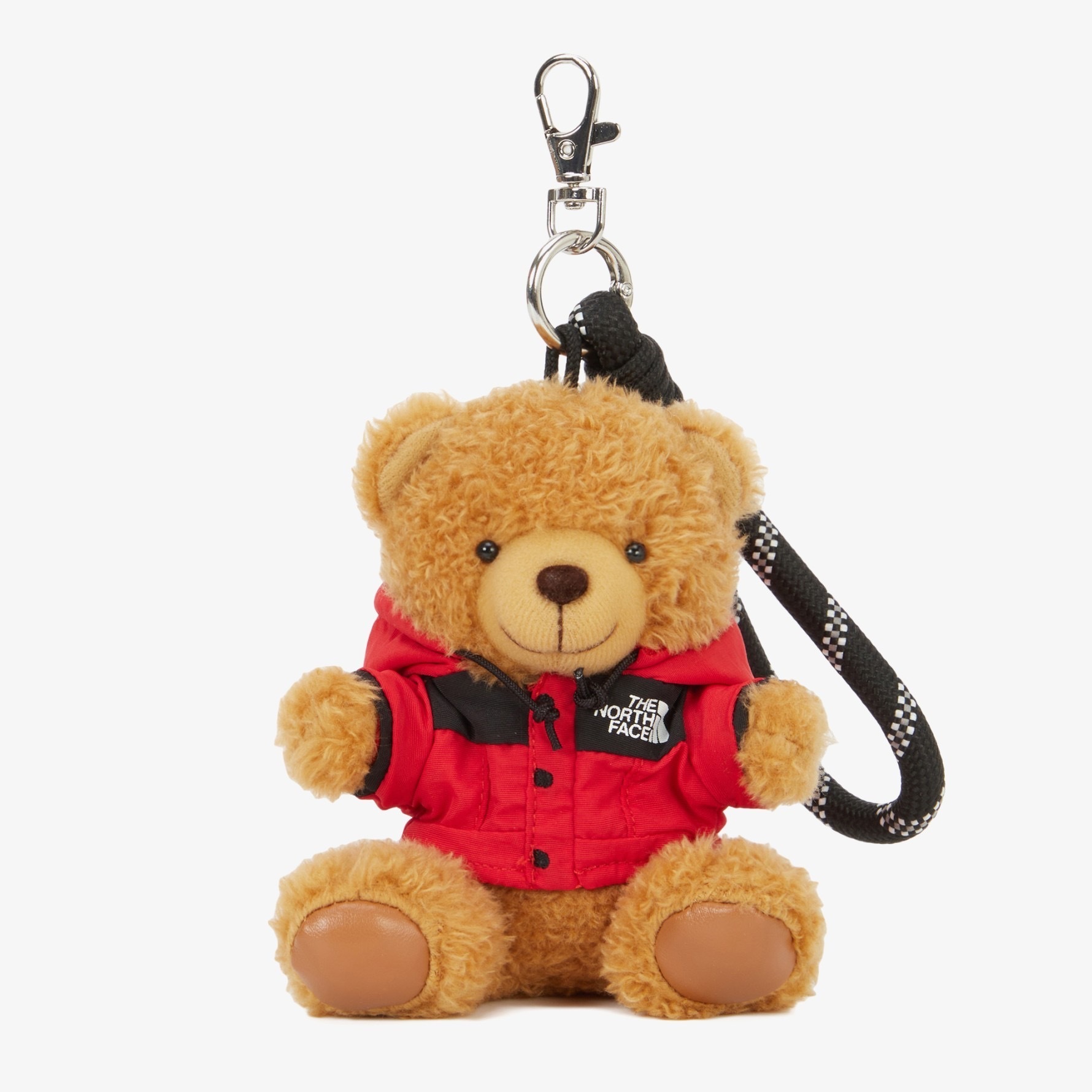 【Luxury】The north face 北臉 熊熊吊飾 熊吊飾 羽絨外套造型小熊 外套熊 娃娃吊飾 包包掛飾 紅白黃藍四色