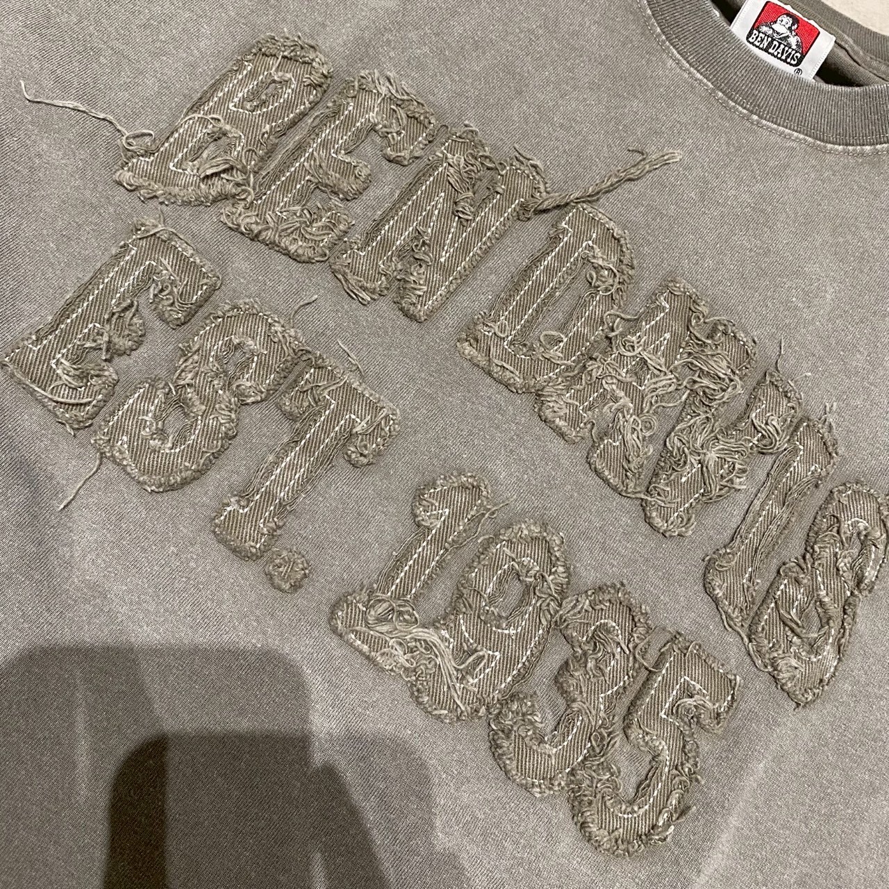 Ben davis 毛絨標誌復古刺繡印花短Tee C-25580046