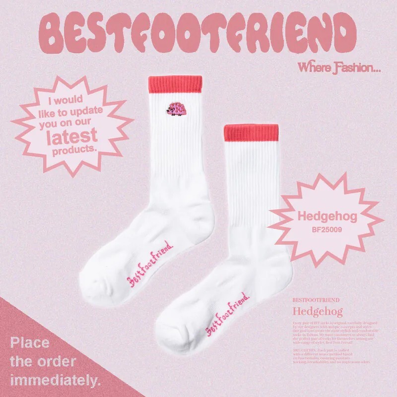 【Focus Store】現貨秒發 BFF Hedgehog "White" 刺蝟 BF25009-WH