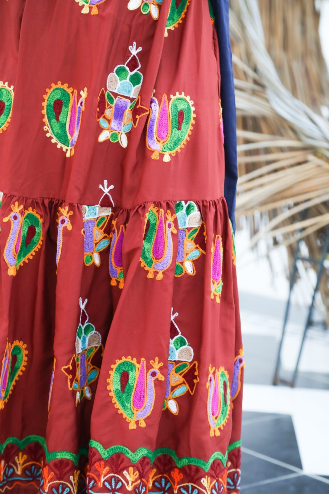 Macrame 腰果花裙-M2370