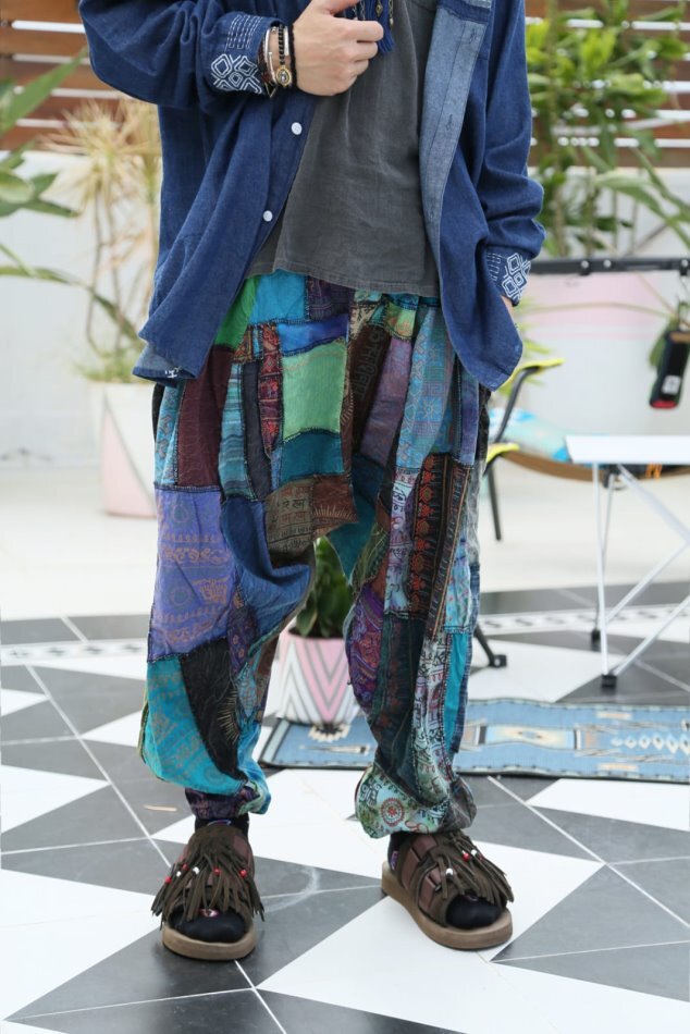 Macrame Patchwork 褲 - T0341