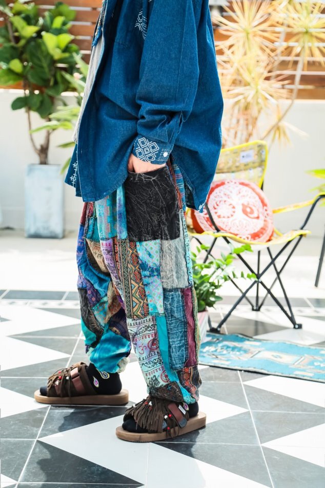 Macrame Patchwork 褲 - T0341