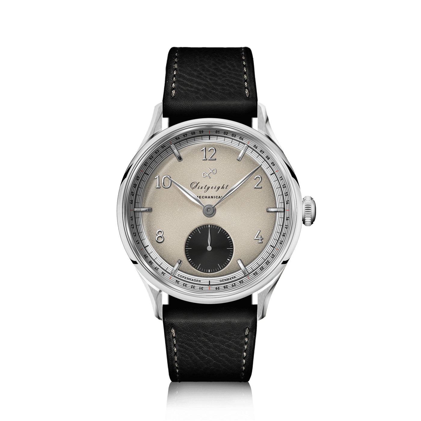 1968 Mechanical (Hand-Wound) Steel / Sand & Black