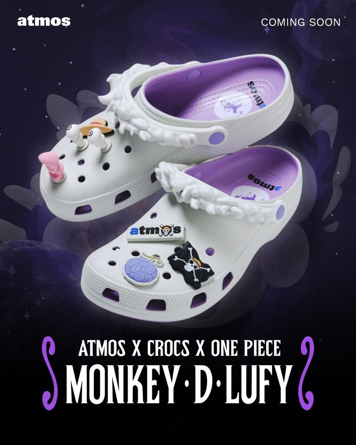 ONE PIECE X ATMOS X CROCS CLASSIC CLOG 211181-5PR