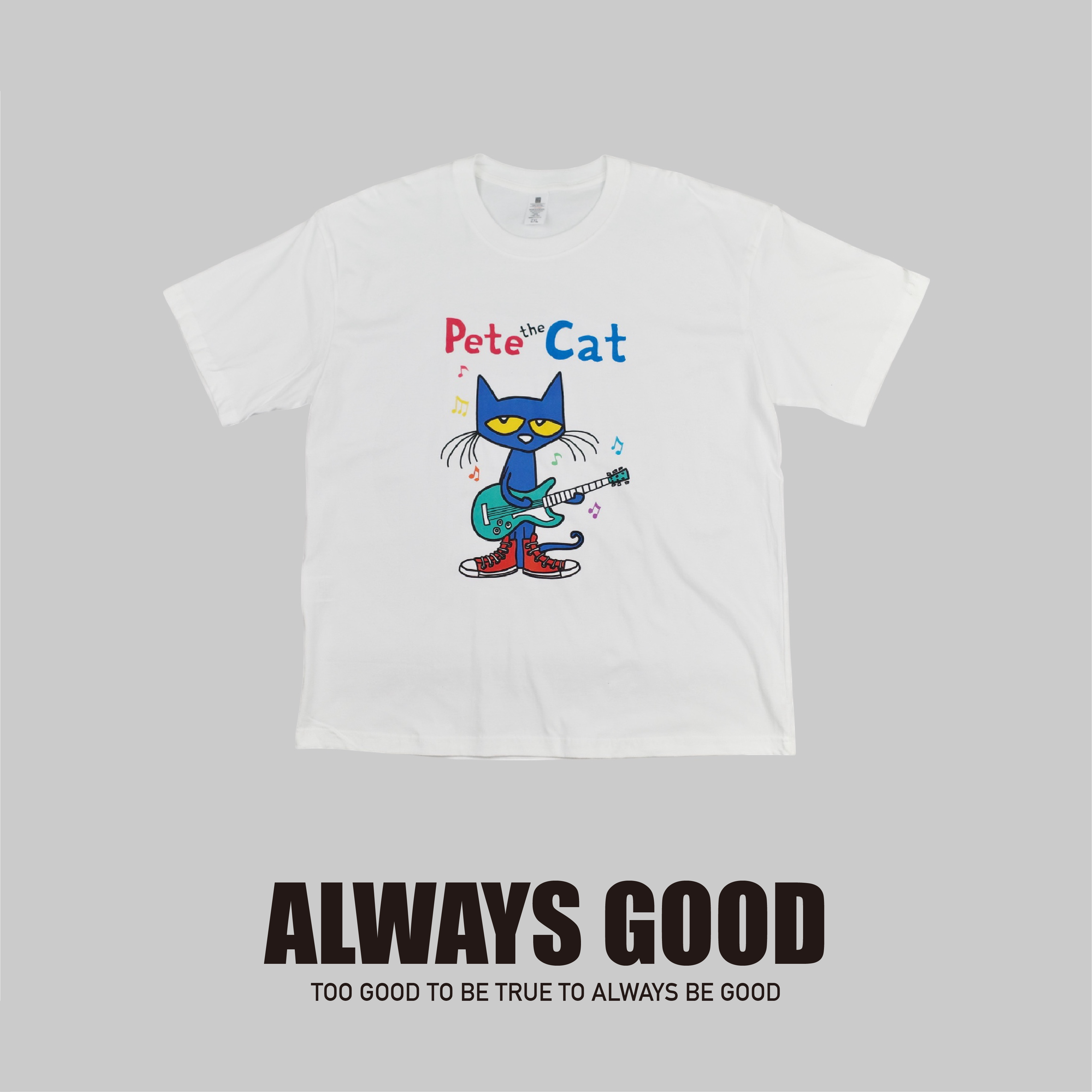 『Always_Good』樂團貓貓 印花 短T