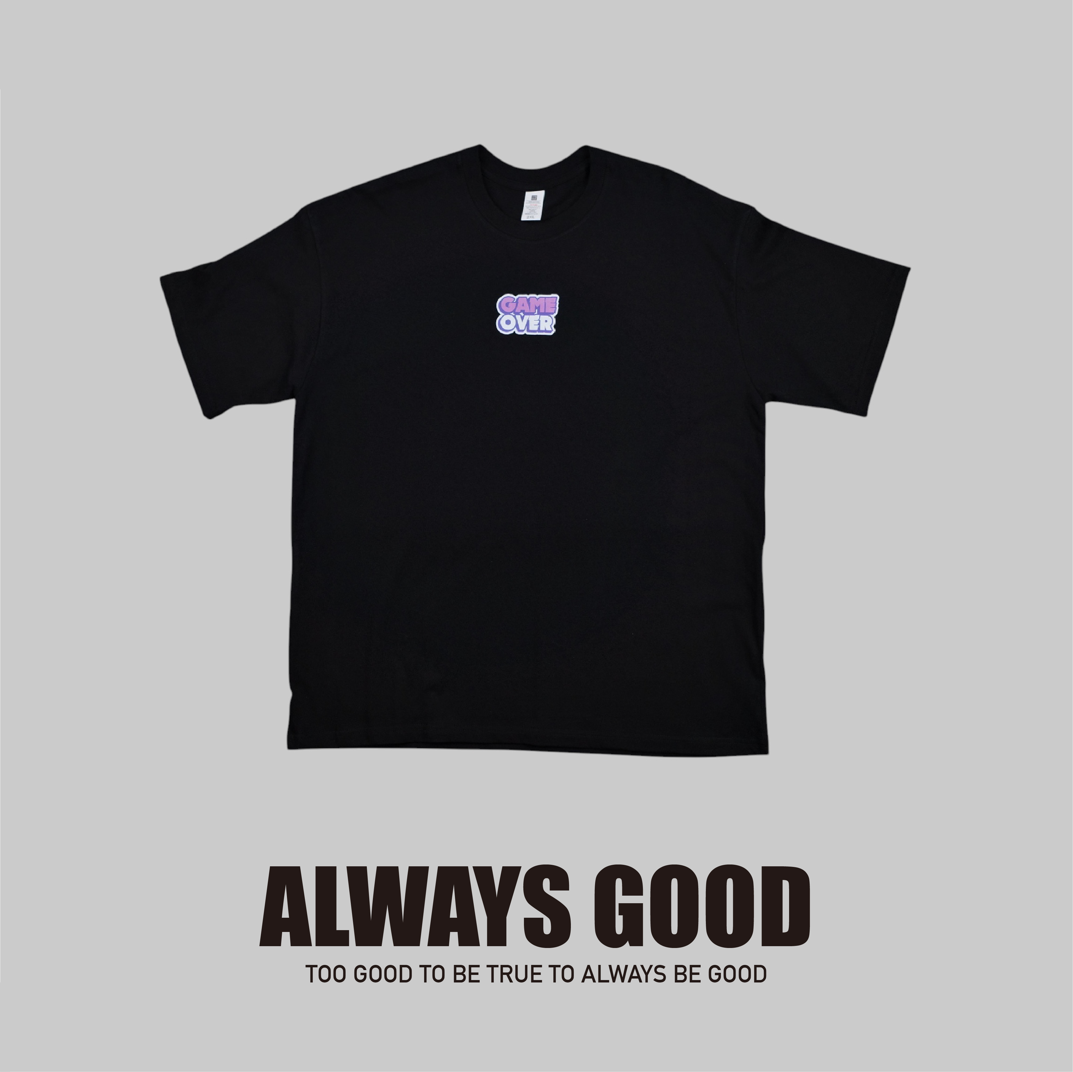 『Always_Good』GAME OVER 印花 短T