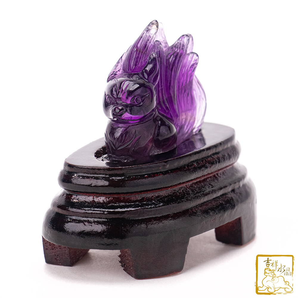 紫水晶九尾狐仙 65g 自信社交