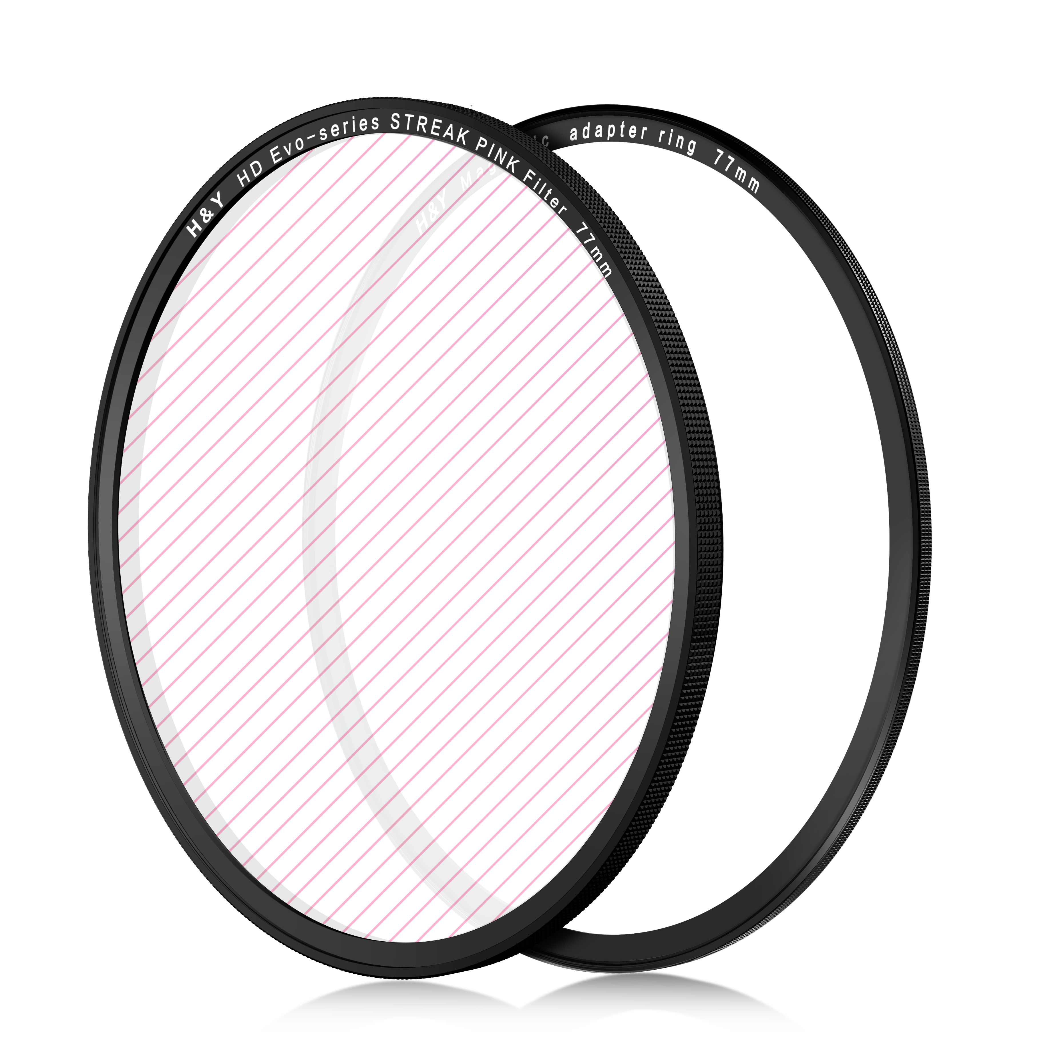 H&Y EVO系列 磁紋二合一 粉色拉絲鏡