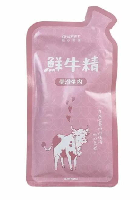 犬貓通用陪心食補湯包-台灣牛肉鮮牛精 (45ml)