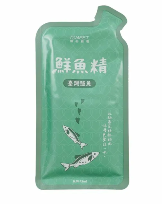 犬貓通用陪心食補湯包-台灣鱸魚鮮魚精 (45ml)