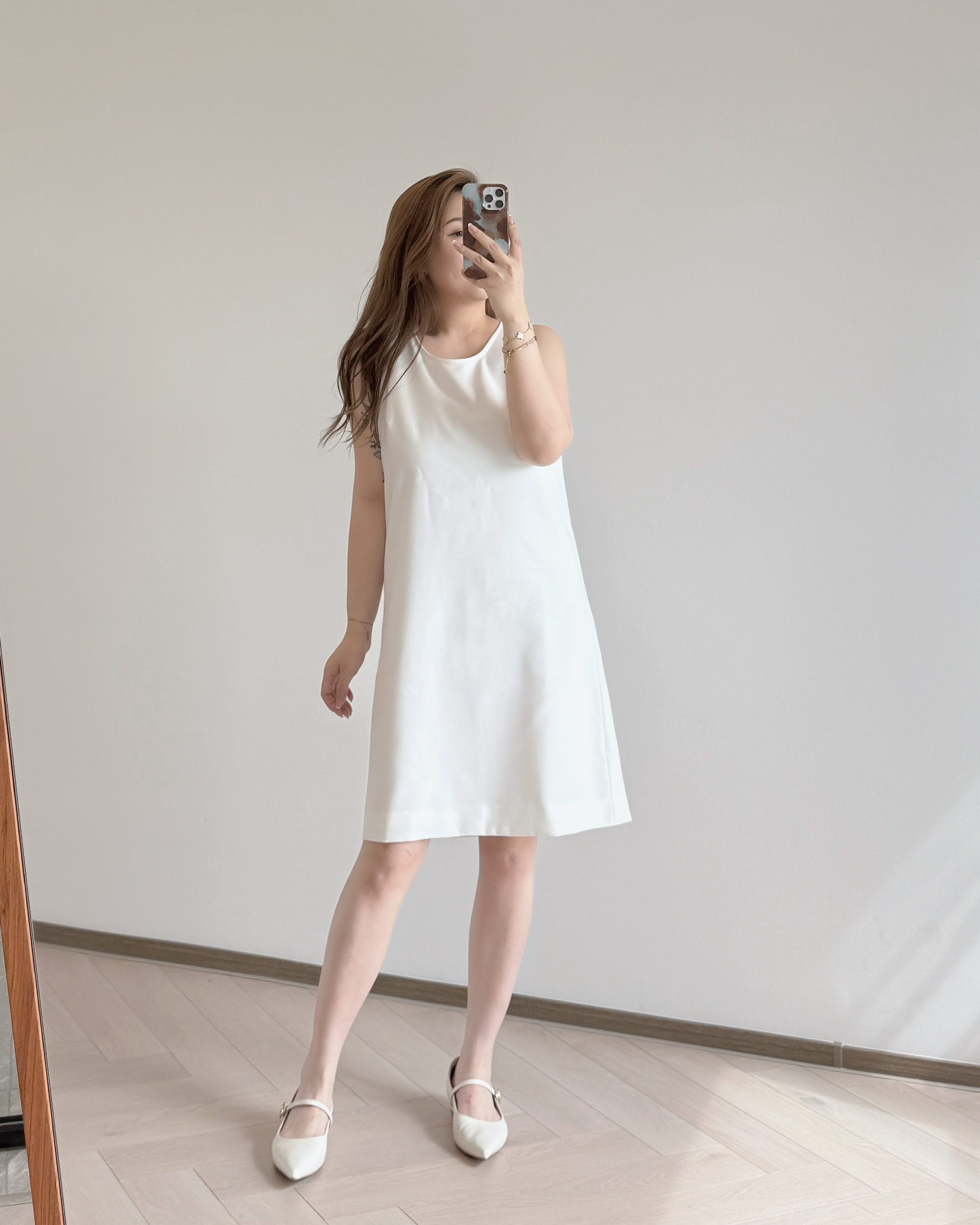 現貨  7225 短版入肩裙