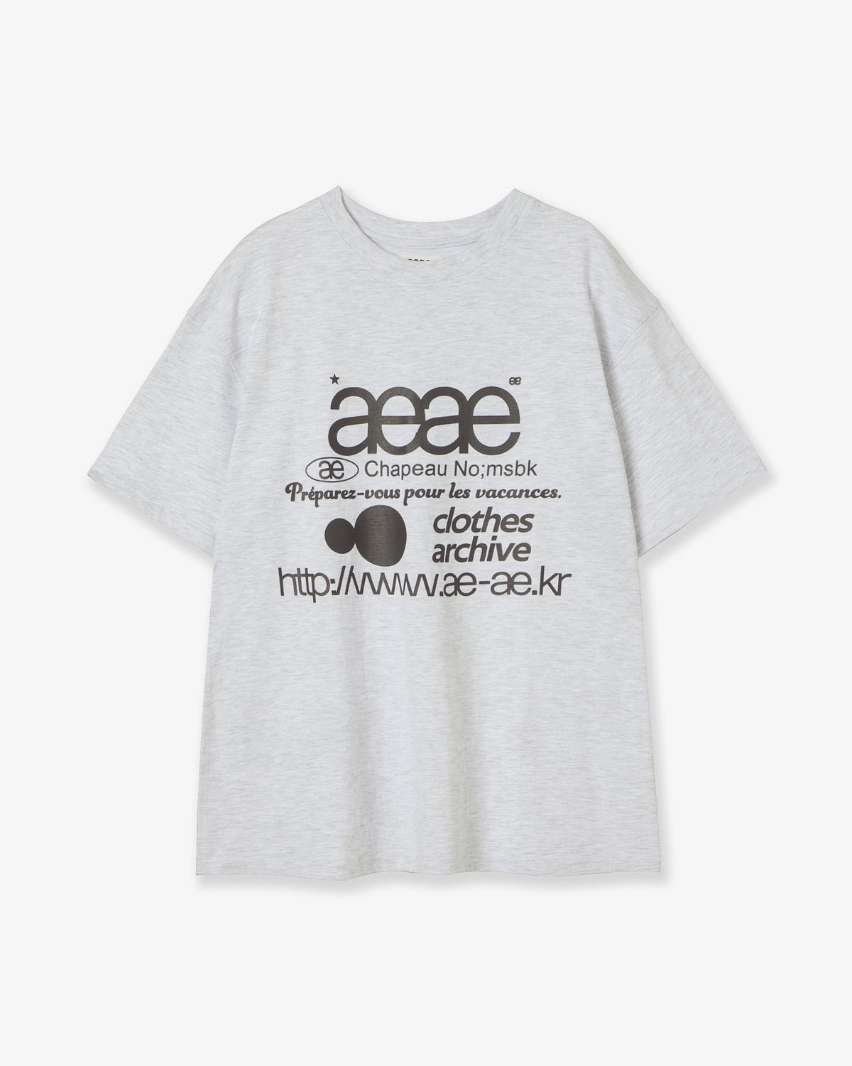 【代購】AEAE WEB LOGO T-SHIRTS 網址 短袖 短T AE45SWTS003