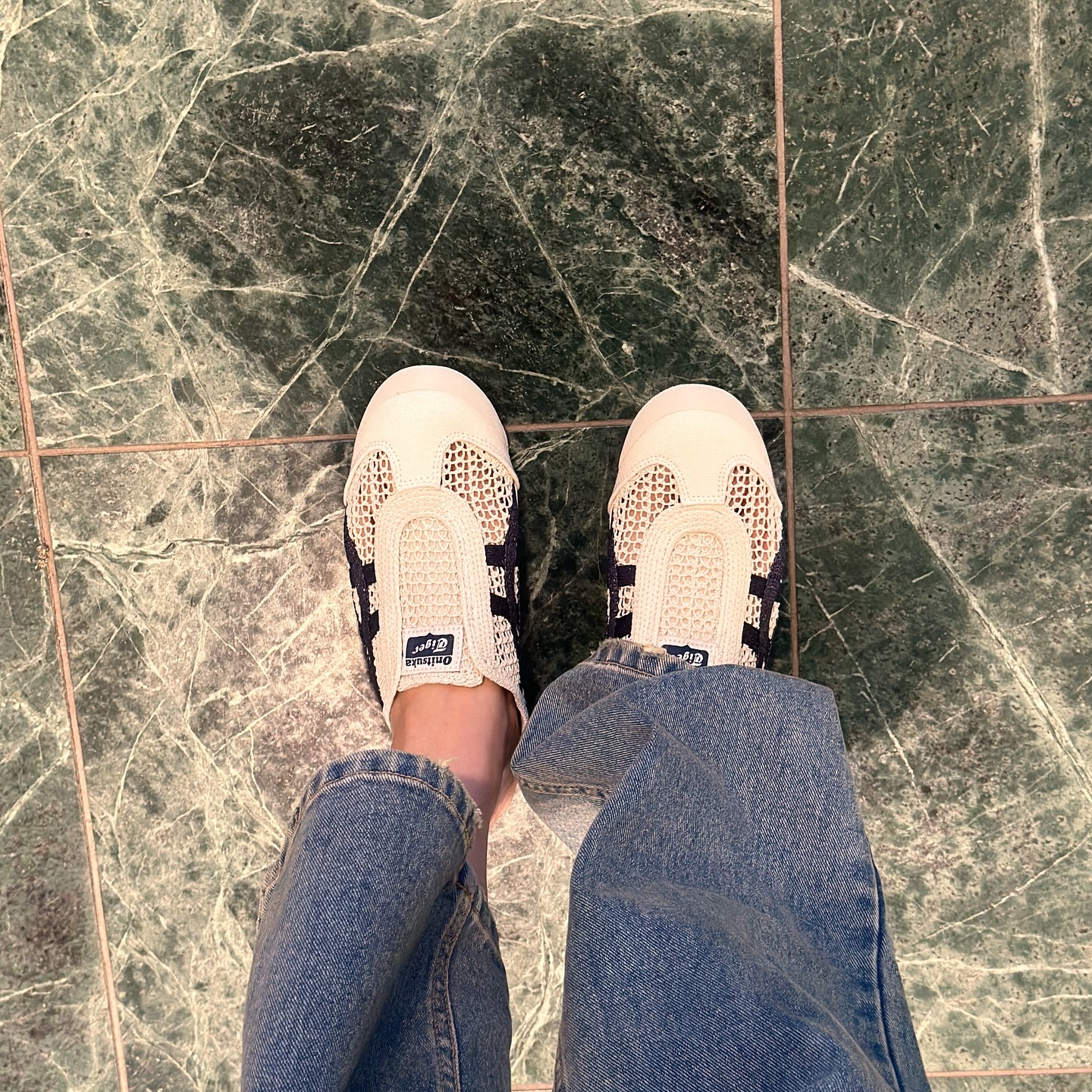 Onitsuka Tiger Mexico 66 Sabot 奶油深藍 藍色 鬼冢虎 半拖鞋 懶人鞋 1183C123-200