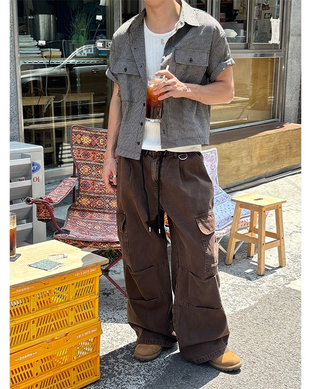 Reno Deering 染色工裝褲