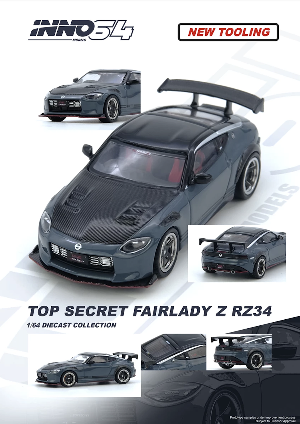 【預訂】INNO64 Top Secret Fairlady Z (RX34) Stealth Gray